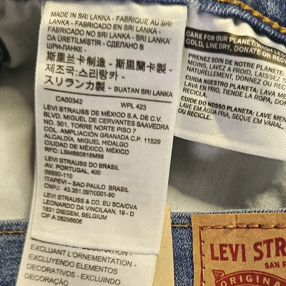 Levi 724 High Rise Straight Cropped Jeans NWT - Picture 9 of 14